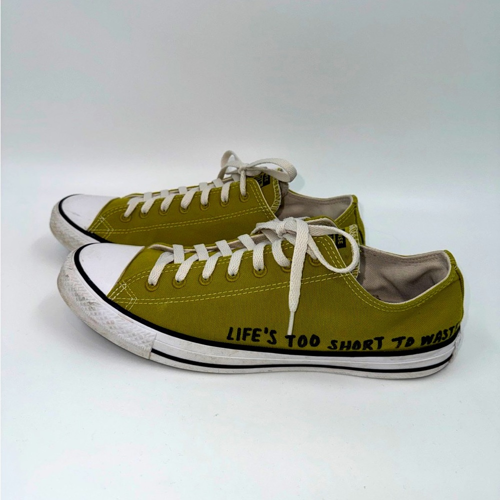 Renew Chuck Taylor Converse Olive Green Sneakers - Men’s Size 10.5